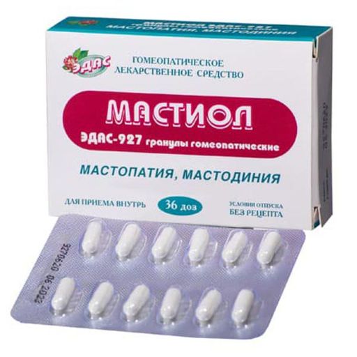Эдас-927 Мастиол, 0.17 г/доза, гранулы гомеопатические, 36 шт.